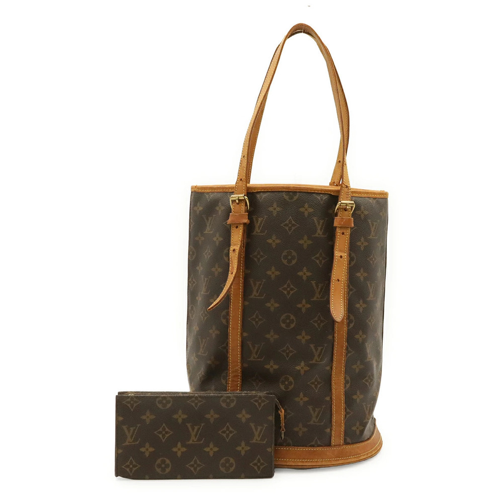 LOUIS VUITTON Monogram Bucket Shoulder Bag Tote Pouch